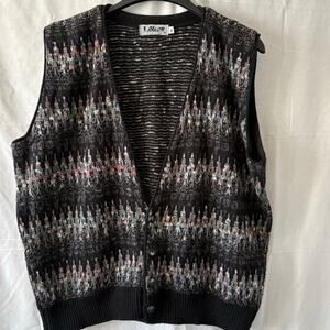 Lavane New York Vintage Sweater Vest Size XL Grandpa Dad